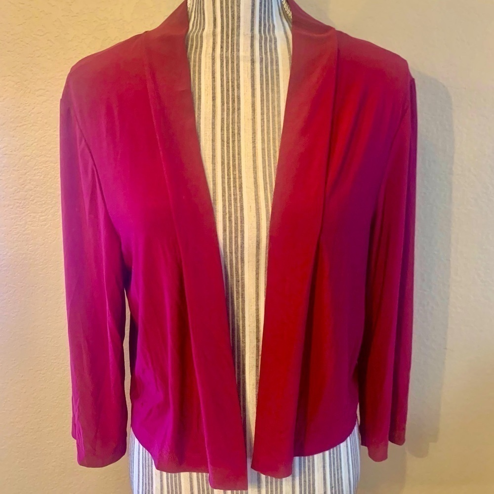 NWT Dress Jacket 16 Girls Burgundy Cardigan RN Studio by Ronni Nicole Classy